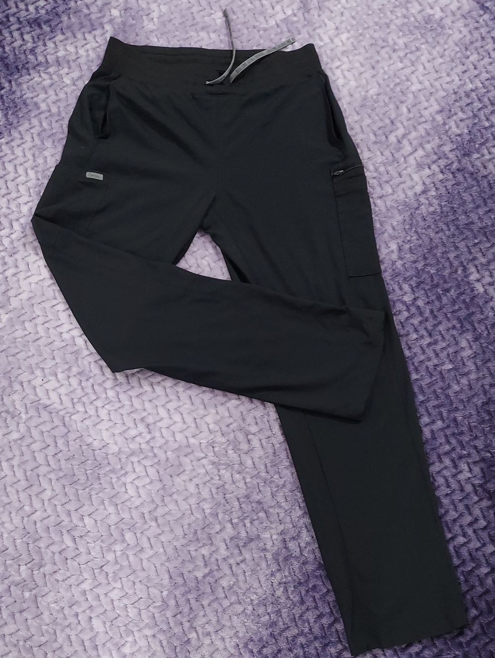 Landau Medium Black Scrub Pants